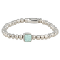 Elastische Amazonite Armband - Luxe Dames Sieraad - My Bendel