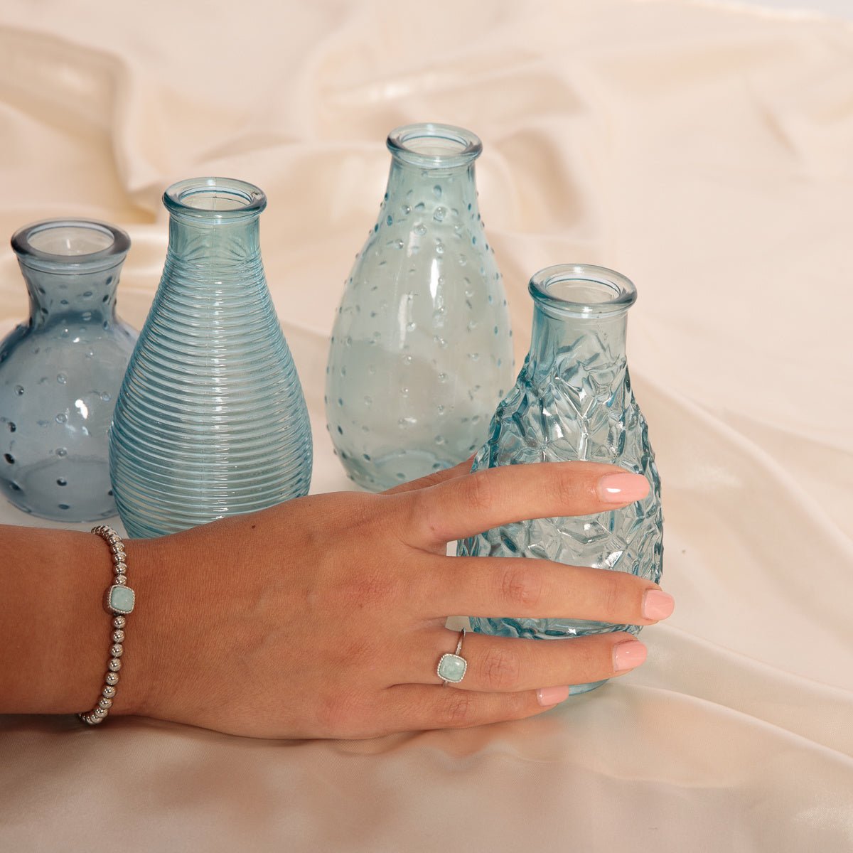 Elastische Amazonite Armband - Luxe Dames Sieraad - My Bendel