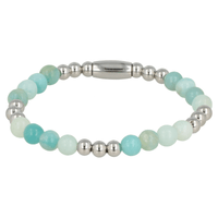 Elastische Amazonite Edelsteen Armband Dames