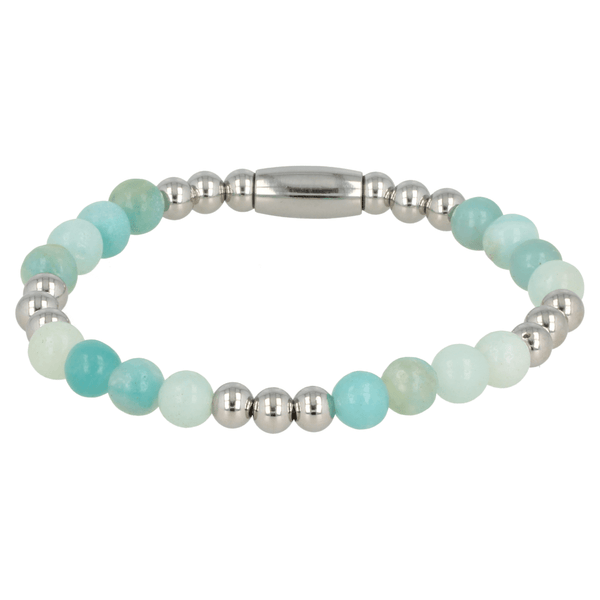 Elastische Amazonite Edelsteen Armband Dames - My Bendel