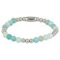 Elastische Amazonite Edelsteen Armband Dames - My Bendel