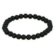 Elastische Black Agate Armband 6mm Edelstenen - My Bendel