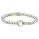 Elastische Howlite Armband - Luxe stainless steel Design - My Bendel
