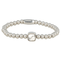 Elastische Howlite Armband - Luxe stainless steel Design - My Bendel