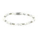 Elastische Howlite Armband van stainless steel - Luxe Sieraad - My Bendel
