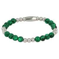 Elastic Malachite Bracelet for Women
