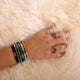 Elastische Malachite Armband voor Dames - My Bendel