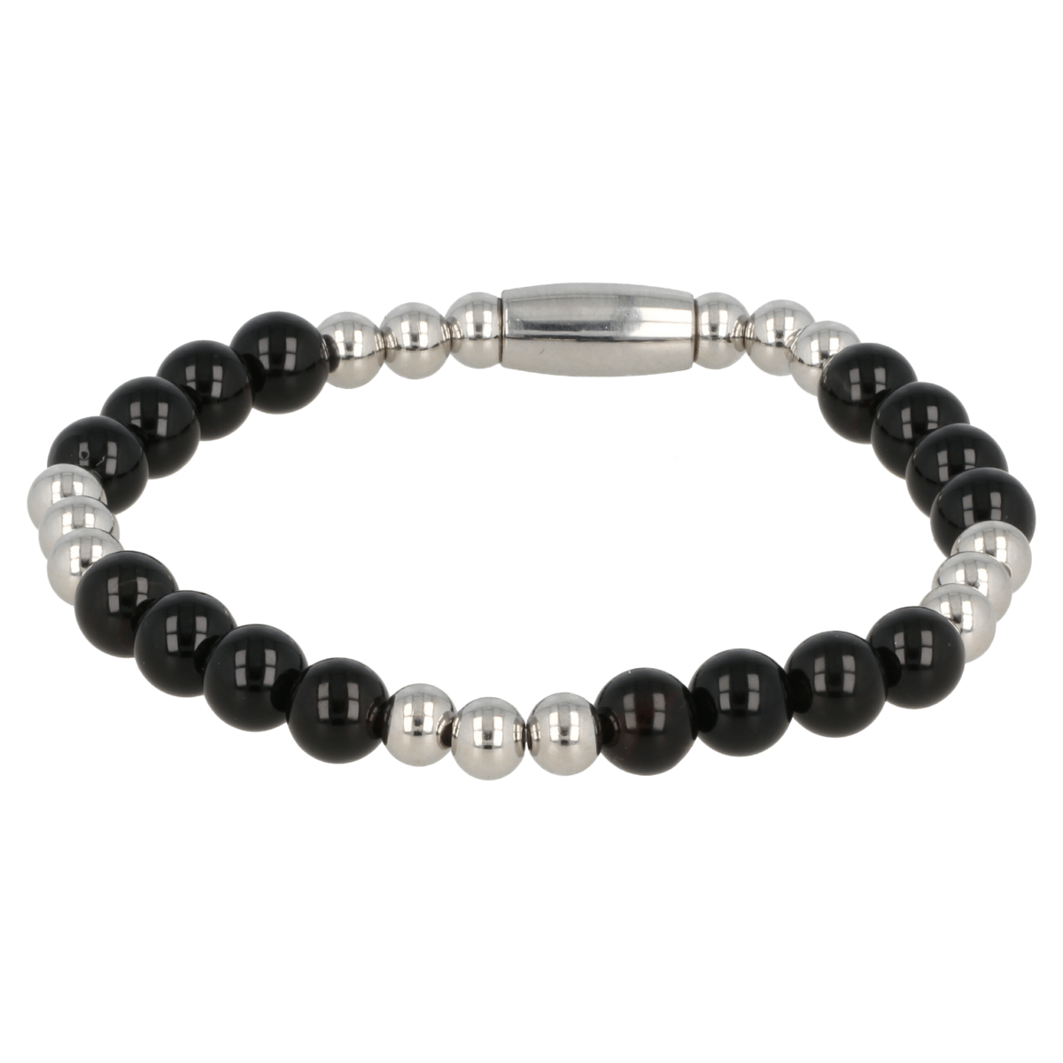 Elastische Onyx Edelsteen Armband voor Dames - My Bendel
