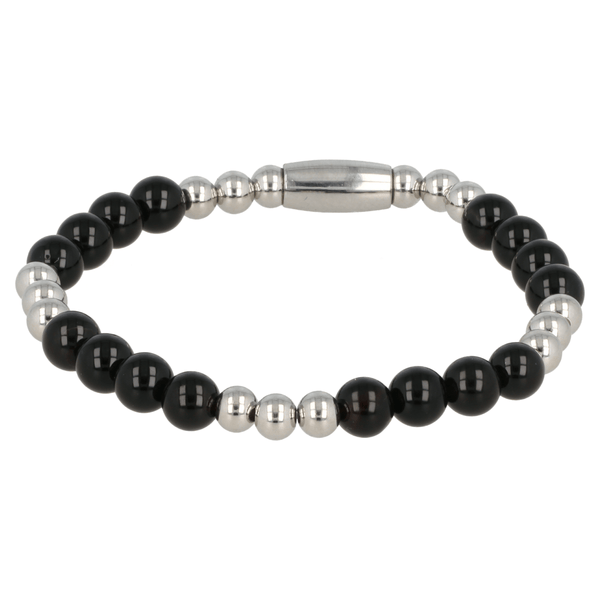 Elastische Onyx Edelsteen Armband voor Dames - My Bendel