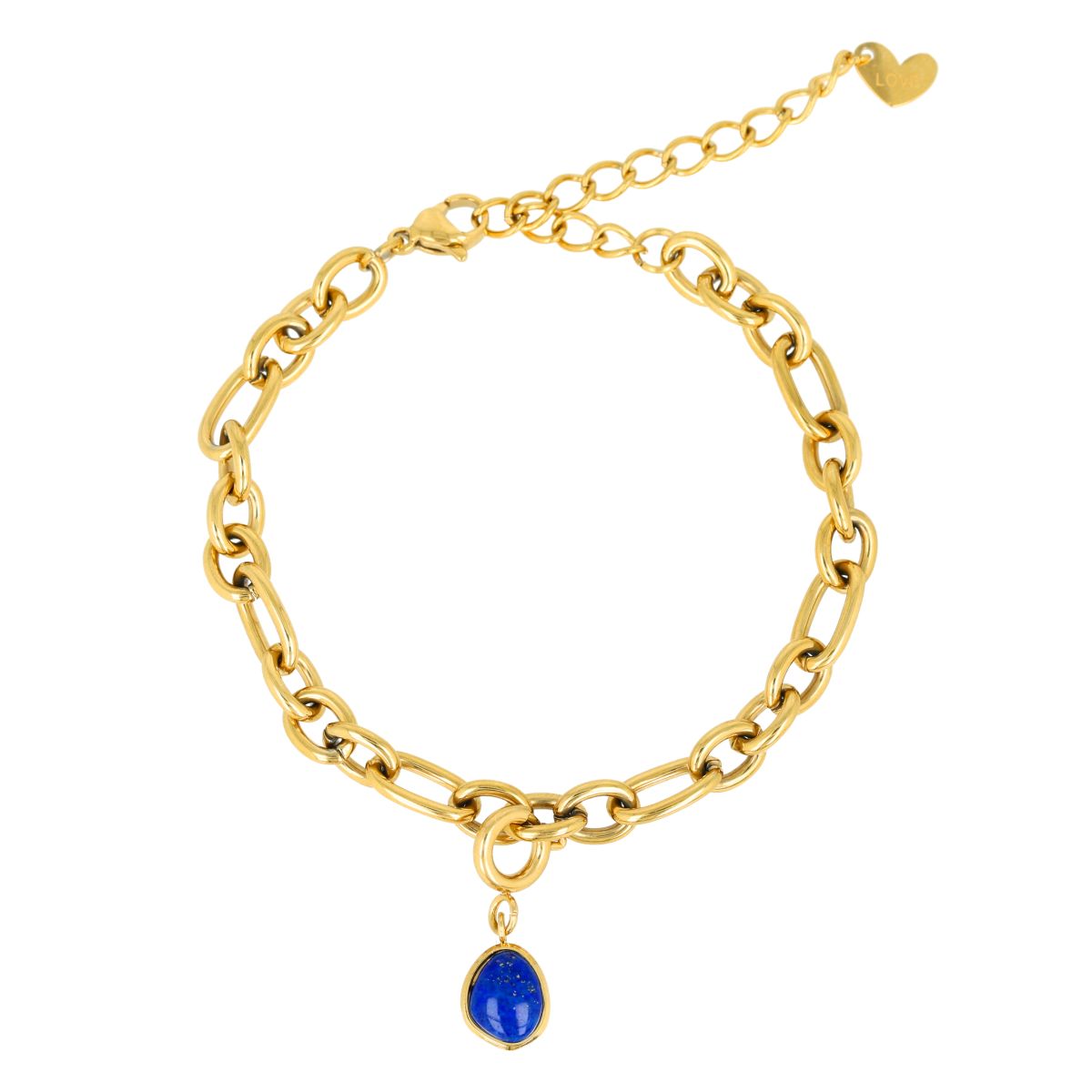 Armband met Lapis Lazuli - Geboortesteen September