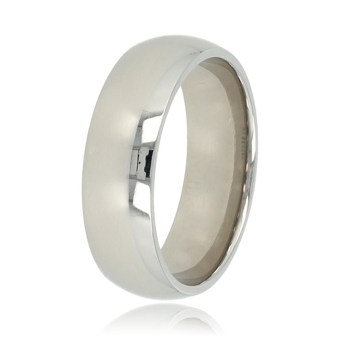 Gladde zilveren stapelring - 6 mm breed - veelzijdig - My Bendel