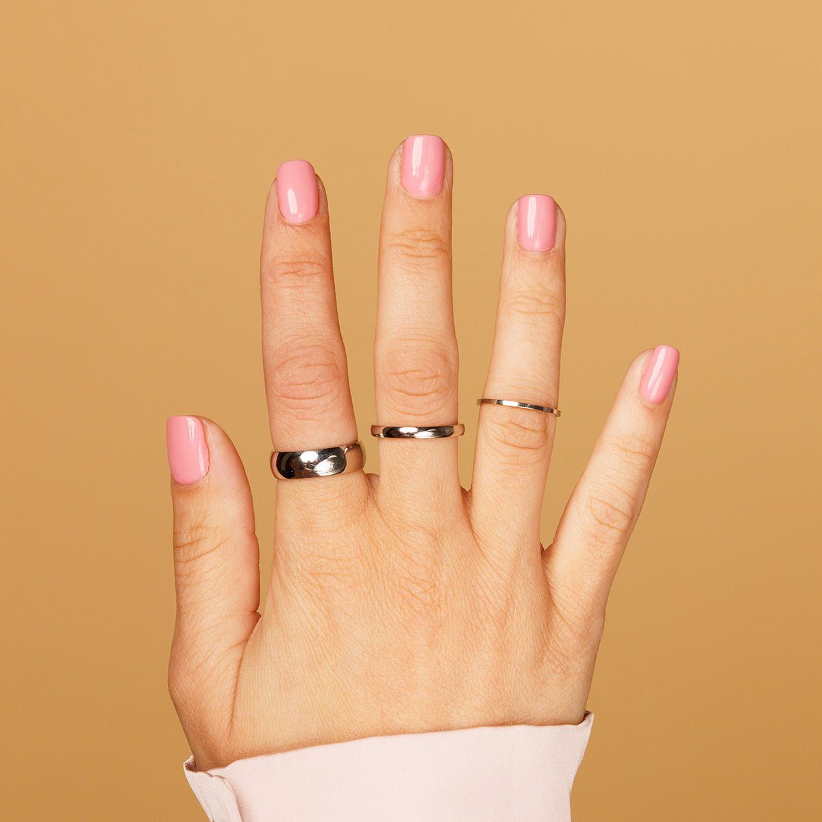 Gladde zilveren stapelring - 6 mm breed - veelzijdig - My Bendel