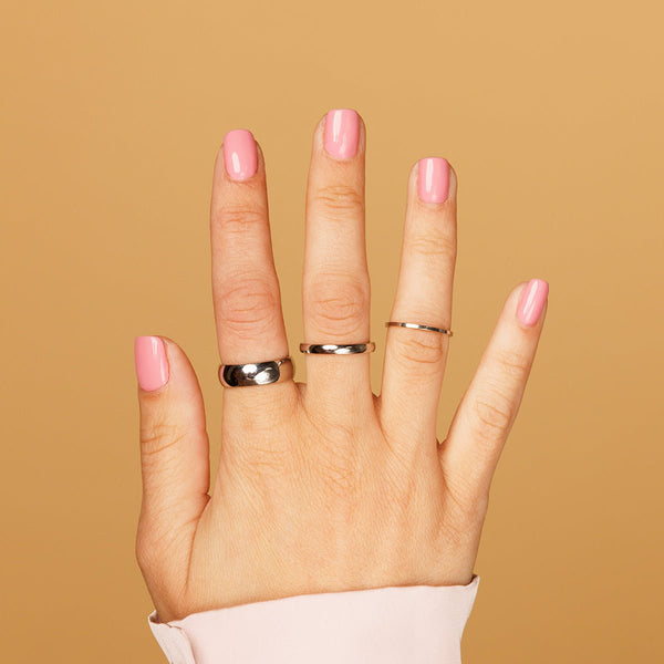 Gladde zilveren stapelring - 6 mm breed - veelzijdig - My Bendel