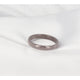 Keramieken ring 3mm - facet geslepen - grijs - hypoallergeen