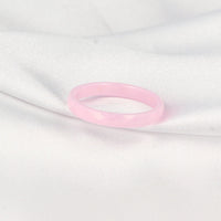 Keramieken ring roze 3mm - facet geslepen - hypoallergeen - My Bendel