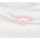Keramieken ring roze 3mm - facet geslepen - hypoallergeen