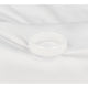 Unbreakable ceramic ring - white - 6 mm - hypoallergenic