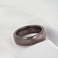 Onbreekbare keramieken ring - grijs/taupe - 6 mm breed - My Bendel