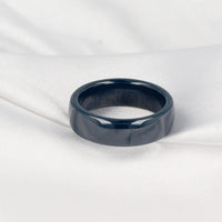 Onbreekbare keramieken ring - blauw - 6 mm breed - My Bendel