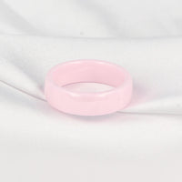 Roze keramieken ring - 6 mm - hypoallergeen en duurzaam - My Bendel
