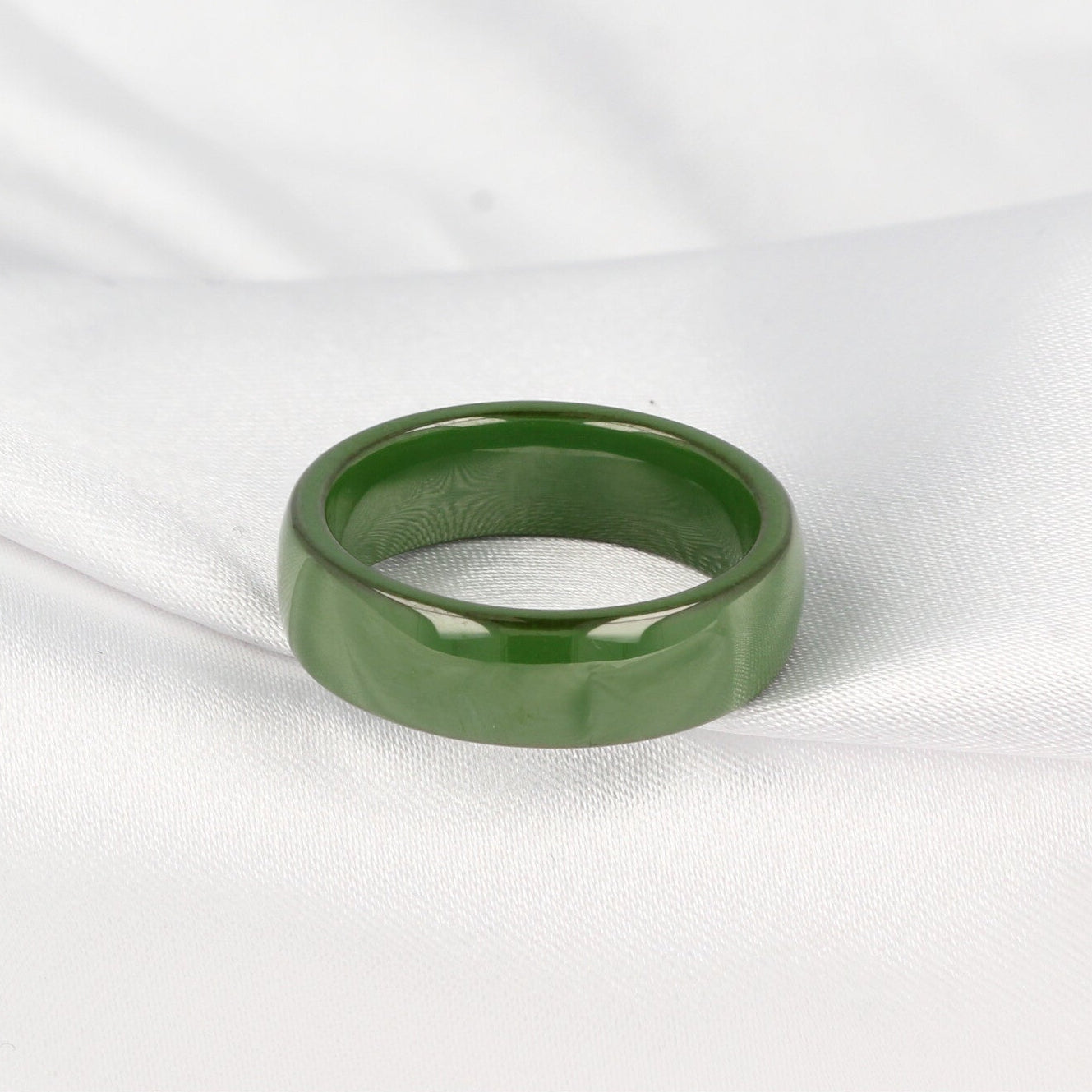 Groene keramieken ring - onbreekbaar - 6 mm breed - My Bendel