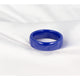 Onbreekbare keramieken ring - kobalt blauw - 6 mm breed