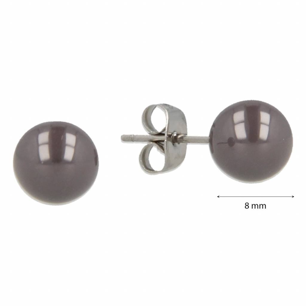 Gray Ceramic Earrings: Timeless Elegance