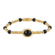 Gouden Armband met Onyx kralen - Stijlvol & Beschermend - My Bendel