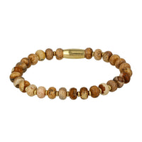 Gouden Armband met Picture Jasper Edelstenen