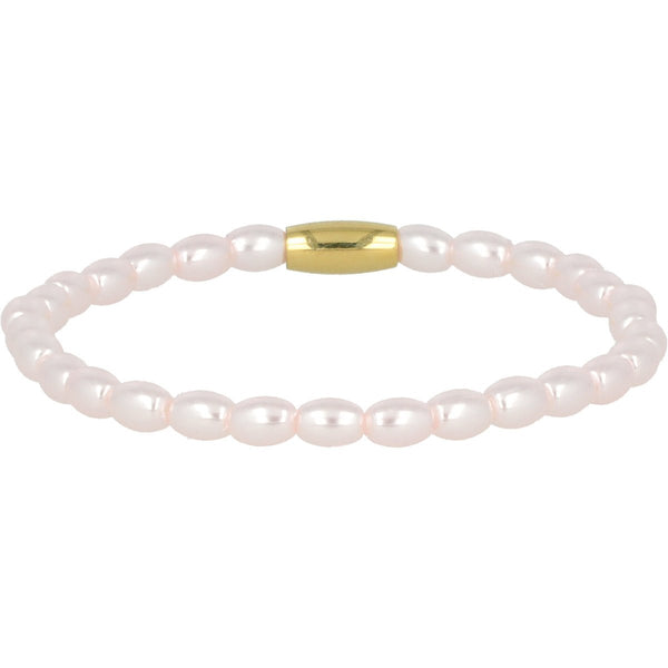 Gouden Armband met Roze Parels - Energie & Geluk - My Bendel