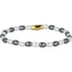 Gouden Armband met Zwarte/Witte Parels - Luxe Sieraden - My Bendel