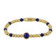 Gouden Bedelarmband met Lapis Lazuli Edelsteen - My Bendel