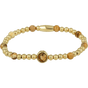 Gouden Bedelarmband met Picture Jasper Edelsteen - My Bendel