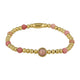 Gouden Bedelarmband met Rhodonite Edelsteen - My Bendel