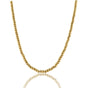 Gouden Dames Ketting 3mm Balletjes - 44cm Lengte - My Bendel