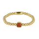 Gouden damesarmband met Gold Sand Stone edelsteen - My Bendel
