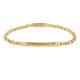 Gouden Elastische Armband met Glanzende Bedel - My Bendel