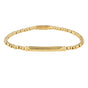 Gouden Elastische Armband met Glanzende Bedel - My Bendel