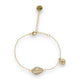 Gouden Geluksarmband met Klavertje Bedel - My Bendel