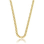 Gouden Ketting 4mm Grove Schakels Stoer Design - My Bendel
