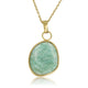 Gouden Ketting met Amazonite Hanger - Unieke Edelsteen - My Bendel