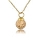 Gouden ketting met ronde Picture Jasper edelsteen - My Bendel