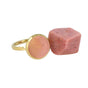 Gouden ring met Rhodonite - losse Rhodonite edelsteen - My Bendel