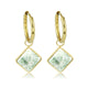 Gouden Salmiak Oorring met Jade Ruit Hanger - My Bendel