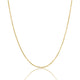 Gouden Schakel Ketting 1mm - Korte Halsketting - My Bendel
