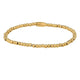Gouden stainless steel armband - 3mm kralen - Tijdloos - My Bendel