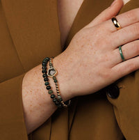 Gouden stapelring 6mm - Gladde aanschuifring - Veelzijdig - My Bendel