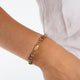 Gouden Unakite Armband Elastisch - Aardend & Inzicht gevend - My Bendel