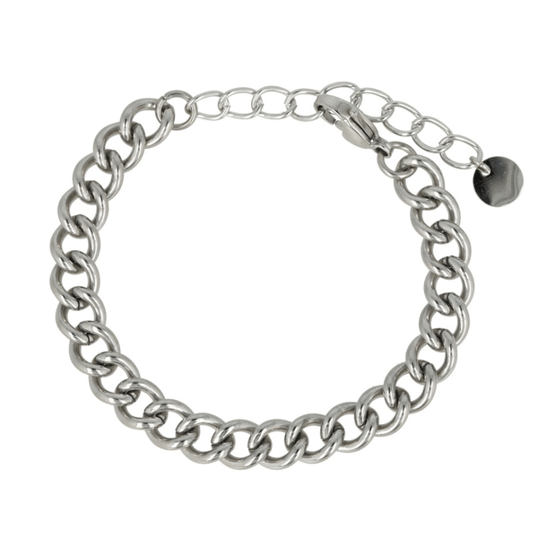 Grove stainless steel Armband - Verstelbaar en Duurzaam - My Bendel