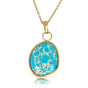 Gouden ketting met Imperial Jasper hanger - Uniek design